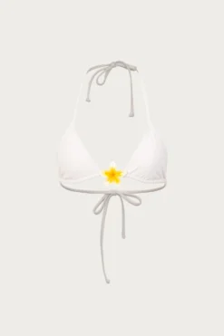 Island Triangle Top (Faux Suede White)(Island Triangle Top Faux Suede White)