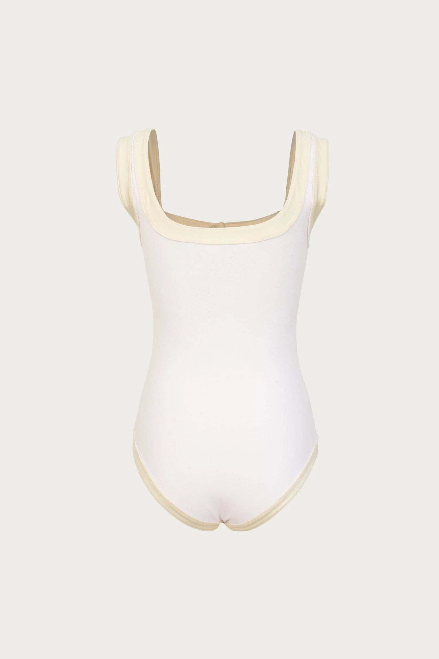 The Grace Tank One Piece (Faux Suede White/Cream)(The Grace Tank One Piece Faux Suede White Cream) 5 The Grace Tank One Piece (Faux Suede White/Cream)(The Grace Tank One Piece Faux Suede White Cream) - Image 5