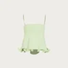 Ruffle Hem Tank Top (Mint)(Ruffle Hem Tank Top Mint)