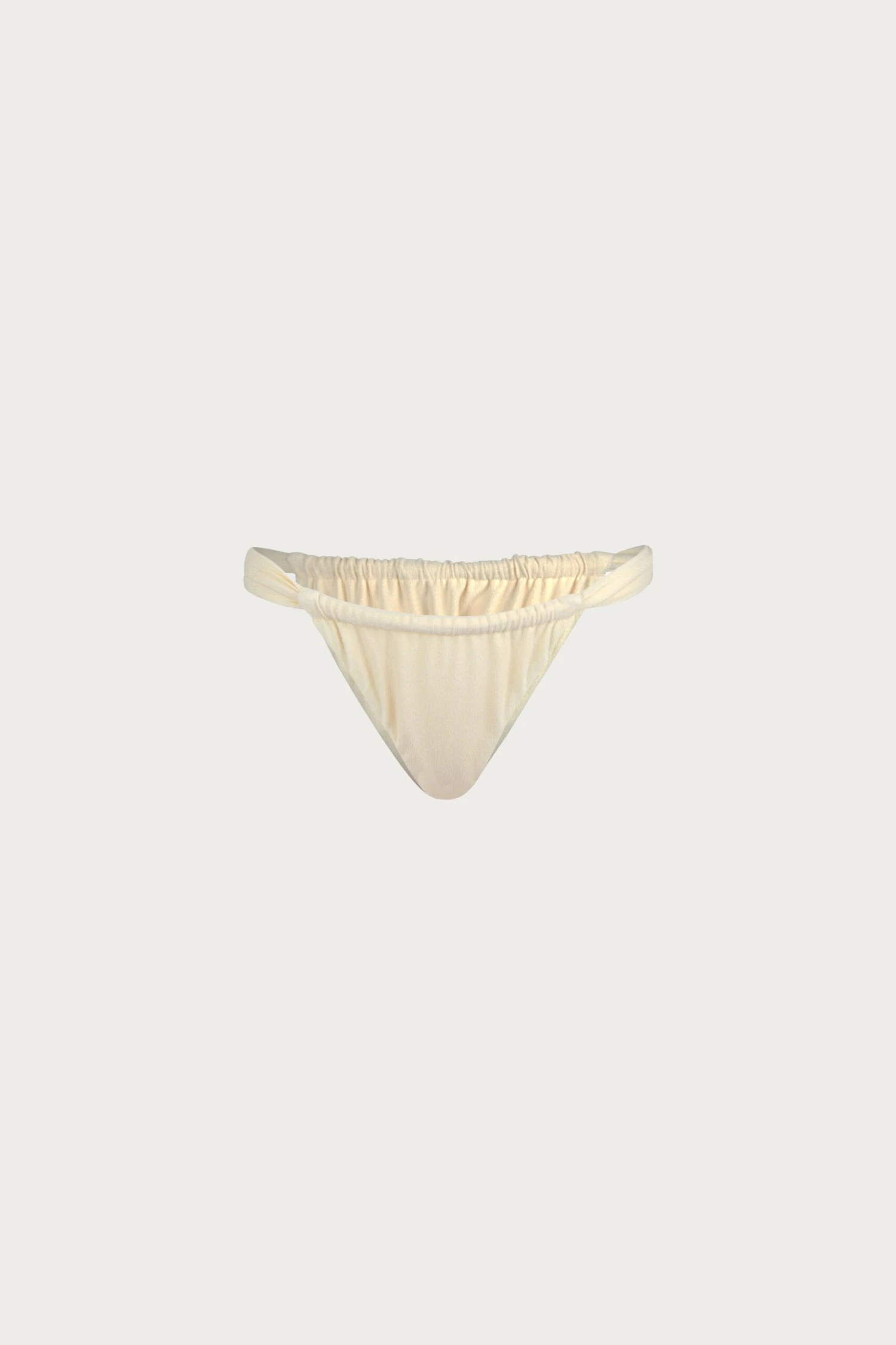 Ruched Bottom (Faux Suede Cream)(Ruched Bottom Faux Suede Cream) 1 Ruched Bottom (Faux Suede Cream)(Ruched Bottom Faux Suede Cream)