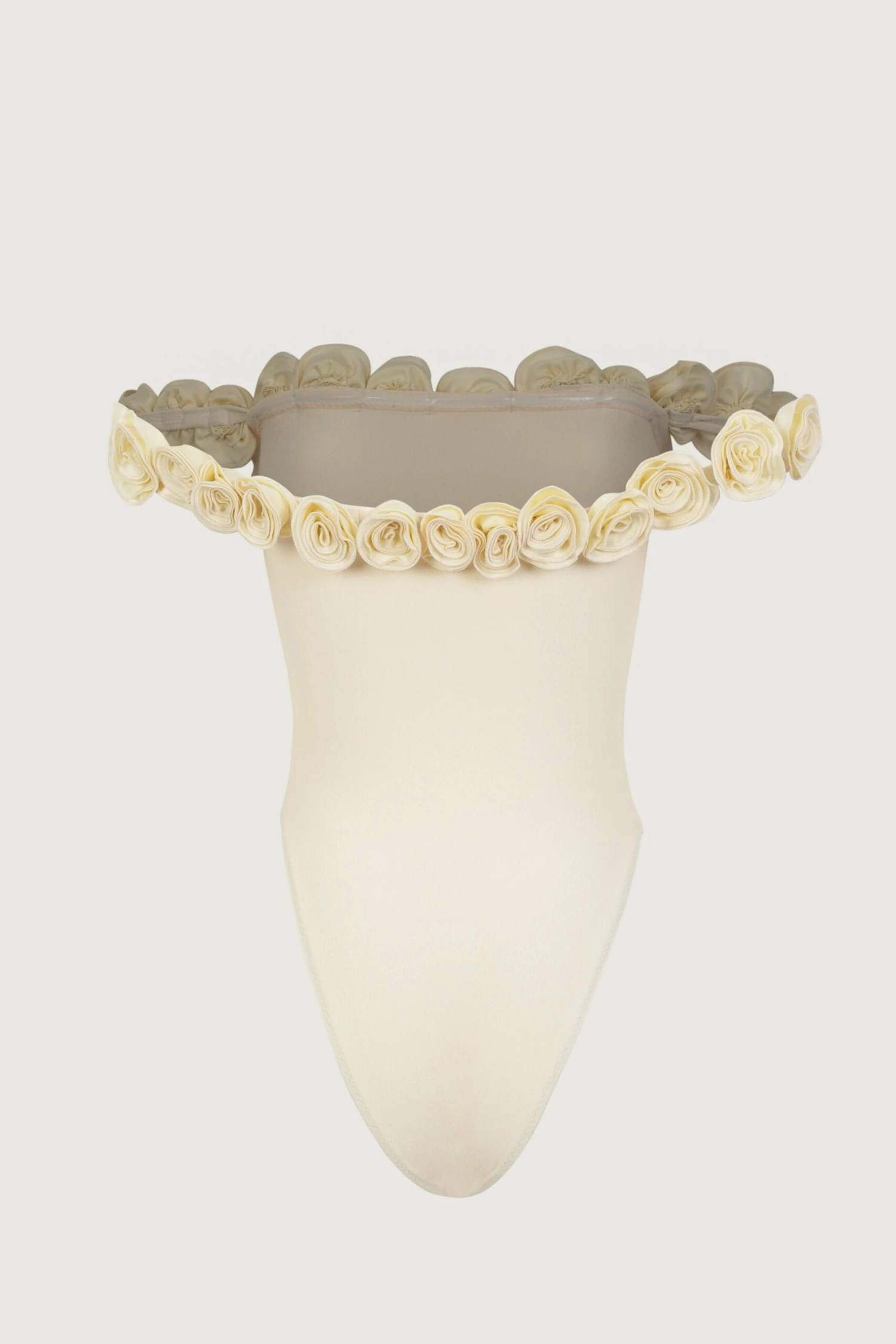 Rosette Off Shoulder One Piece (Faux Suede Cream/Cream)(Rosette Off Shoulder One Piece Faux Suede Cream Cream) 6 Rosette Off Shoulder One Piece (Faux Suede Cream/Cream)(Rosette Off Shoulder One Piece Faux Suede Cream Cream) - Image 6