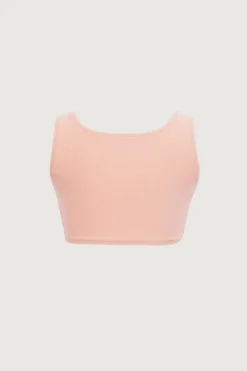 Rose Tank Top (faux Suede Blush/blush)(Rose Tank Top Faux Suede Blush Blush) -Same Los Angeles 24.03.17 7911 2