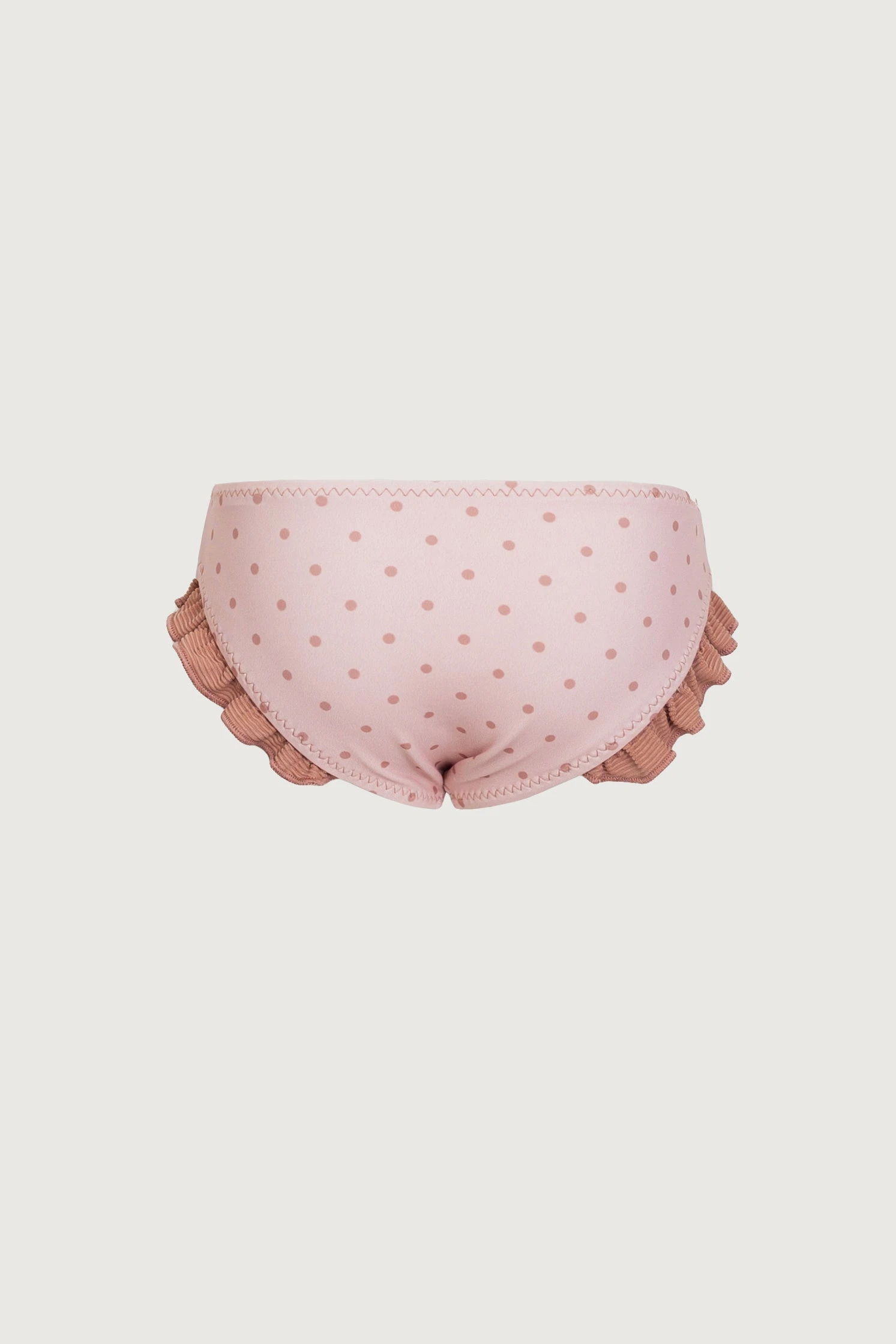 Ruffle Brief Bottom (blush Camel Polka Dot/camel)(Ruffle Brief Bottom Blush Camel Polka Dot Camel) 3 Ruffle Brief Bottom (blush Camel Polka Dot/camel)(Ruffle Brief Bottom Blush Camel Polka Dot Camel) - Image 3