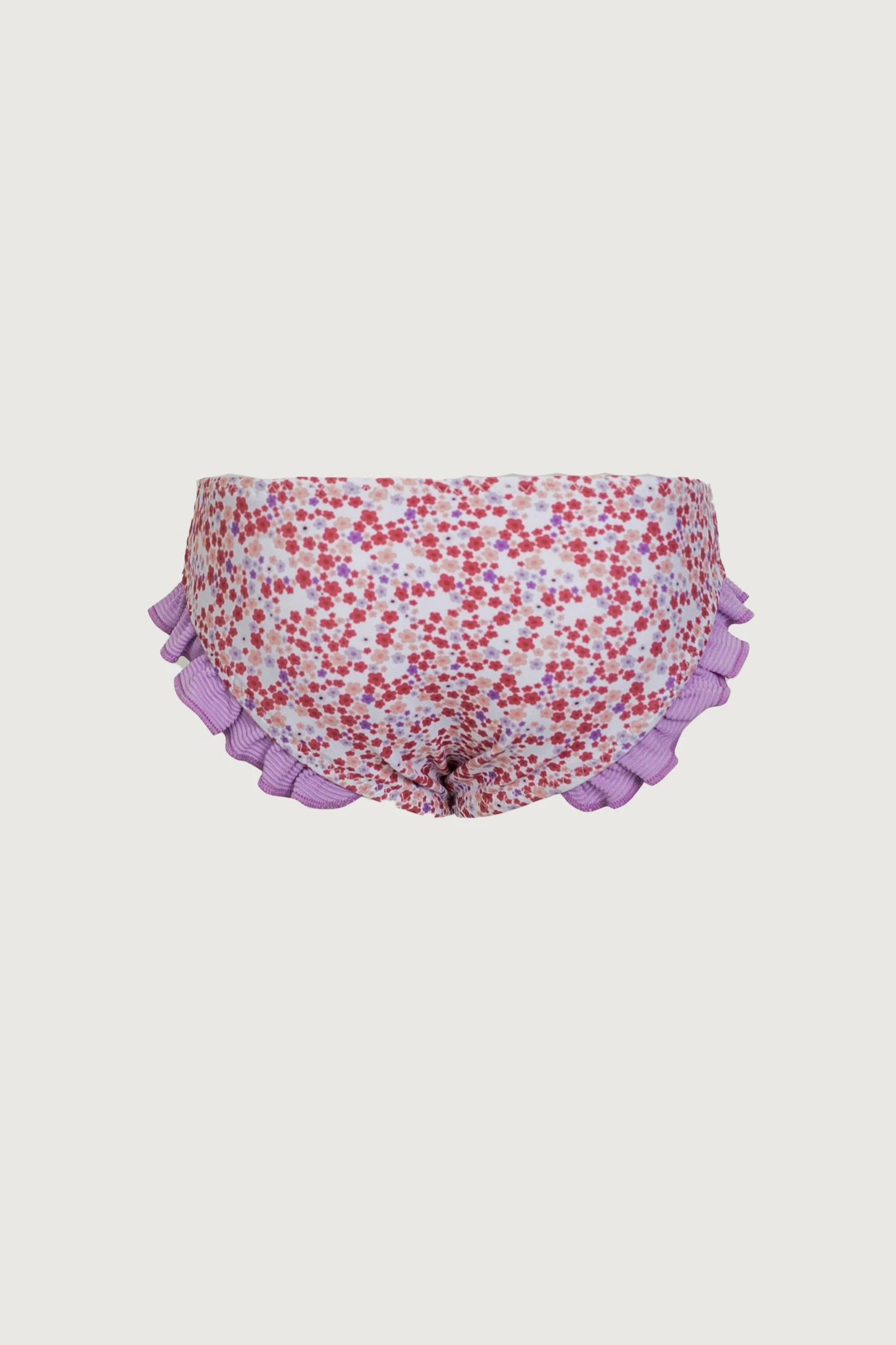 Ruffle Brief Bottom (mini Floral/purple)(Ruffle Brief Bottom Mini Floral Purple) 3 Ruffle Brief Bottom (mini Floral/purple)(Ruffle Brief Bottom Mini Floral Purple) - Image 3