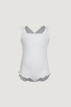 Ruffle One Piece (white Eyelet)(Ruffle One Piece White Eyelet)