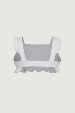 Ruffle Bandeau Top (white Eyelet)(Ruffle Bandeau Top White Eyelet) -Same Los Angeles 24.03.17 8165 69