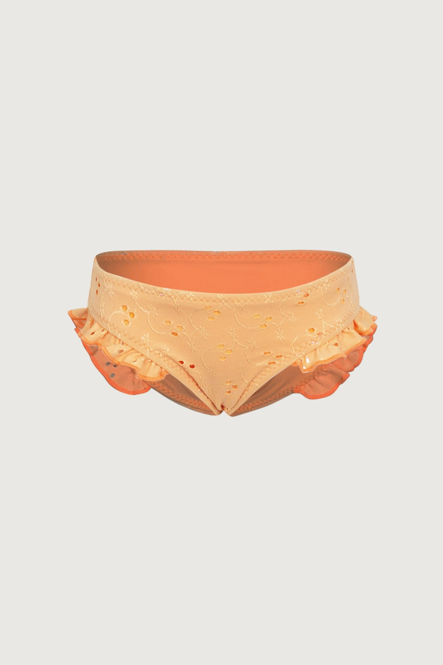 Ruffle Brief Bottom (peach Eyelet)(Ruffle Brief Bottom Peach Eyelet) 1 Ruffle Brief Bottom (peach Eyelet)(Ruffle Brief Bottom Peach Eyelet)