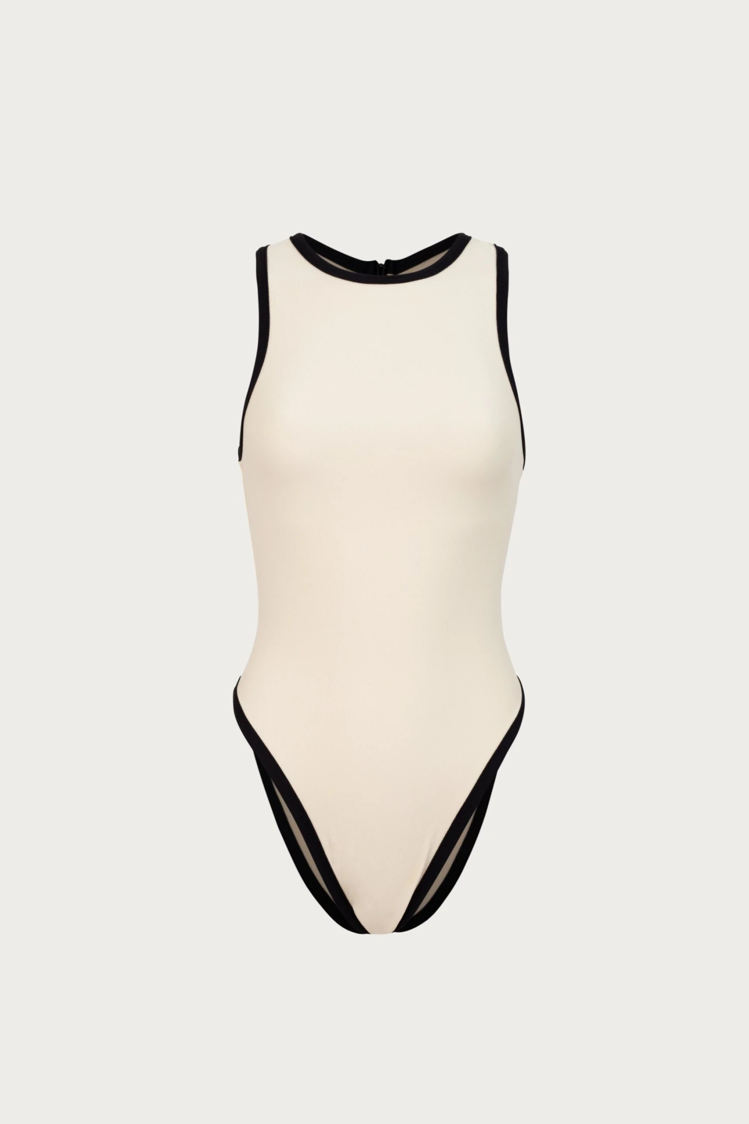 Tank One Piece (Faux Suede Cream/Black)(Tank One Piece Faux Suede Cream Black) 1 Tank One Piece (Faux Suede Cream/Black)(Tank One Piece Faux Suede Cream Black)