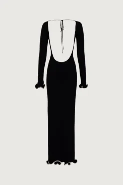 Ruffle Hem Maxi Dress (Black/Cream)(Ruffle Hem Maxi Dress Black Cream) 13 Ruffle Hem Maxi Dress (Black/Cream)(Ruffle Hem Maxi Dress Black Cream) -Same Los Angeles 24.06.16 8718 1 scaled