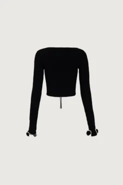 Ruffle Hem Top (Black/Cream)(Ruffle Hem Top Black Cream) 11 Ruffle Hem Top (Black/Cream)(Ruffle Hem Top Black Cream) -Same Los Angeles 24.06.16 8726 4copy scaled