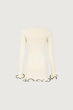 Ruffle Hem Mini Dress (Cream/Black)(Ruffle Hem Mini Dress Cream Black) 9 Ruffle Hem Mini Dress (Cream/Black)(Ruffle Hem Mini Dress Cream Black) -Same Los Angeles 24.06.16 8744 14copy scaled