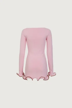 Ruffle Hem Mini Dress (Baby Pink)(Ruffle Hem Mini Dress Baby Pink) 9 Ruffle Hem Mini Dress (Baby Pink)(Ruffle Hem Mini Dress Baby Pink) -Same Los Angeles 24.06.16 8789 32copy scaled