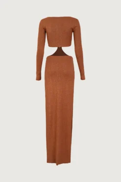 Long Sleeve Cut Out Maxi Dress (Mocha Lurex)(Long Sleeve Cut Out Maxi Dress Mocha Lurex) 11 Long Sleeve Cut Out Maxi Dress (Mocha Lurex)(Long Sleeve Cut Out Maxi Dress Mocha Lurex) -Same Los Angeles 24.06.16 8801 35 fbed387d 31d2 4f58 b29e 19df397b885a scaled