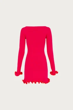 Ruffle Hem Mini Dress (Hot Pink/Orange)(Ruffle Hem Mini Dress Hot Pink Orange) -Same Los Angeles 24.10.03 1134 833504e9 282e 436c 9543 163e862a0e50 scaled