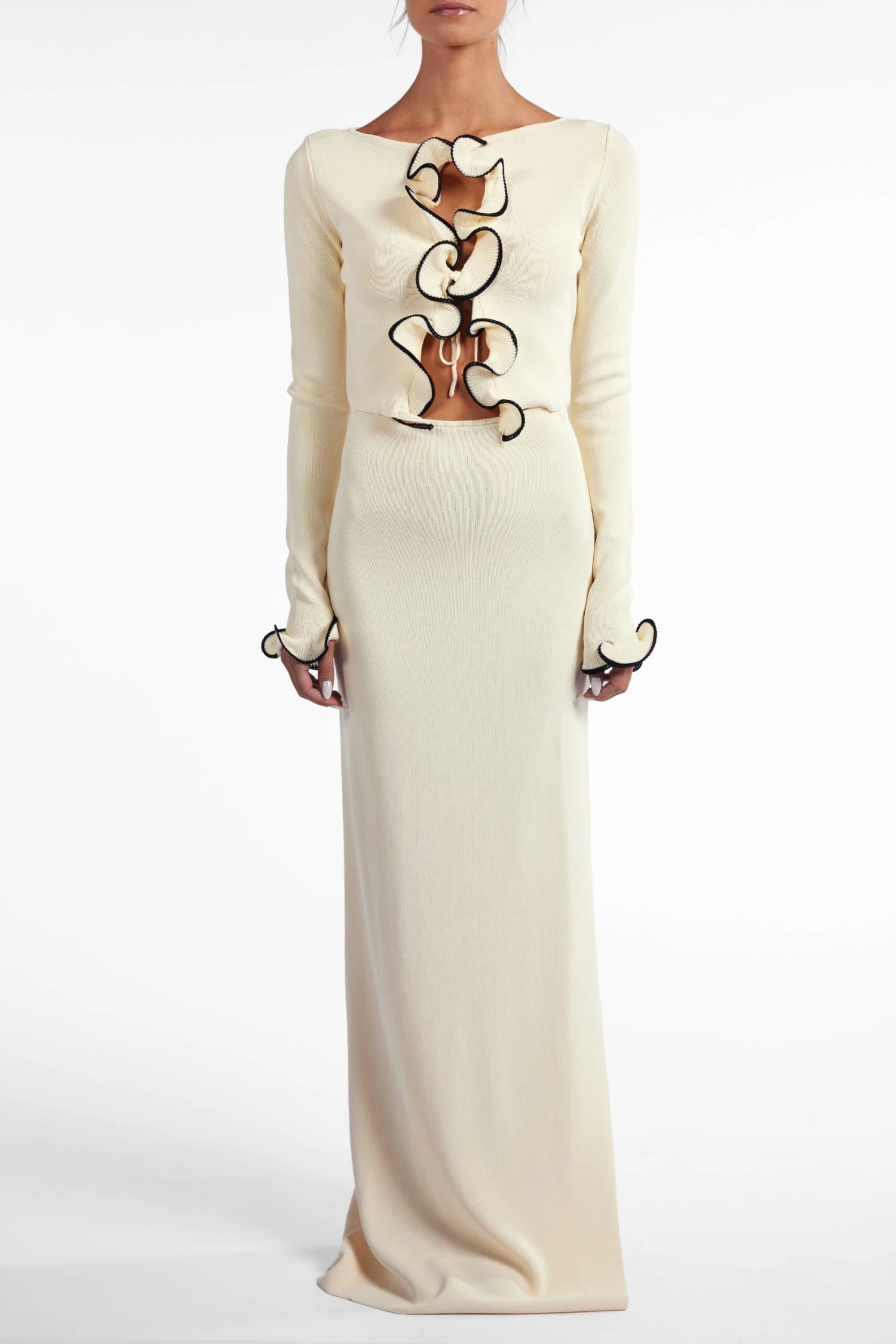 Maxi Skirt (Cream)(Maxi Skirt Cream) 3 Maxi Skirt (Cream)(Maxi Skirt Cream) - Image 3