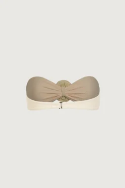 Rosette Bandeau Top (Faux Suede Cream/Cream)(Rosette Bandeau Top Faux Suede Cream Cream) -Same Los Angeles IMG 1493 42 scaled