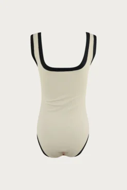 The Grace Tank One Piece (Ribbed Cream/Black)(The Grace Tank One Piece Ribbed Cream Black) -Same Los Angeles IMG 3267 back 497c532e 7ea5 4ee6 80ba e32a0c81c5ae