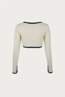 The Grace Rashguard (Ribbed Cream/Black)(The Grace Rashguard Ribbed Cream Black) -Same Los Angeles IMG 3283 REV01 6725e8fb 37c7 4ea7 9c51 61911d0bfb57 scaled