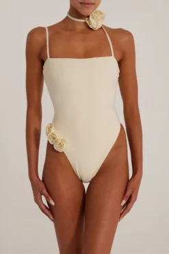 Rosette Choker One Piece (Faux Suede Cream/Cream)(Rosette Choker One Piece Faux Suede Cream Cream) 8 Rosette Choker One Piece (Faux Suede Cream/Cream)(Rosette Choker One Piece Faux Suede Cream Cream) -Same Los Angeles OP Ecomm5 scaled