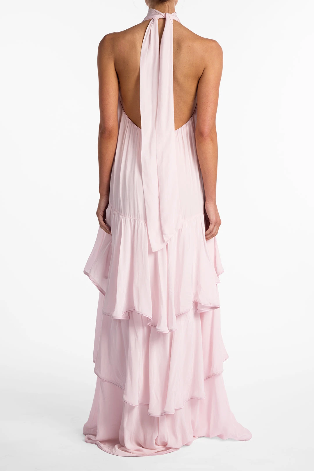 Layered Chiffon Gown (Pale Pink)(Layered Chiffon Gown Pale Pink) 5 Layered Chiffon Gown (Pale Pink)(Layered Chiffon Gown Pale Pink) - Image 5