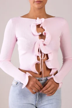 Ruffle Hem Top (Pale Pink)(Ruffle Hem Top Pale Pink) 10 Ruffle Hem Top (Pale Pink)(Ruffle Hem Top Pale Pink) -Same Los Angeles RTW R2549 scaled