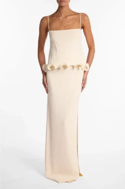 Ruffle Hem Tank Top (Cream)(Ruffle Hem Tank Top Cream) 7 Ruffle Hem Tank Top (Cream)(Ruffle Hem Tank Top Cream) -Same Los Angeles RuffleTop 2