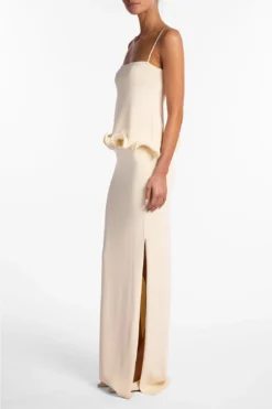 Ruffle Hem Tank Top (Cream)(Ruffle Hem Tank Top Cream) 8 Ruffle Hem Tank Top (Cream)(Ruffle Hem Tank Top Cream) -Same Los Angeles RuffleTop 3