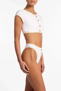 The Grace Top (Faux Suede White/Cream)(The Grace Top Faux Suede White Cream) 9 The Grace Top (Faux Suede White/Cream)(The Grace Top Faux Suede White Cream) -Same Los Angeles S21