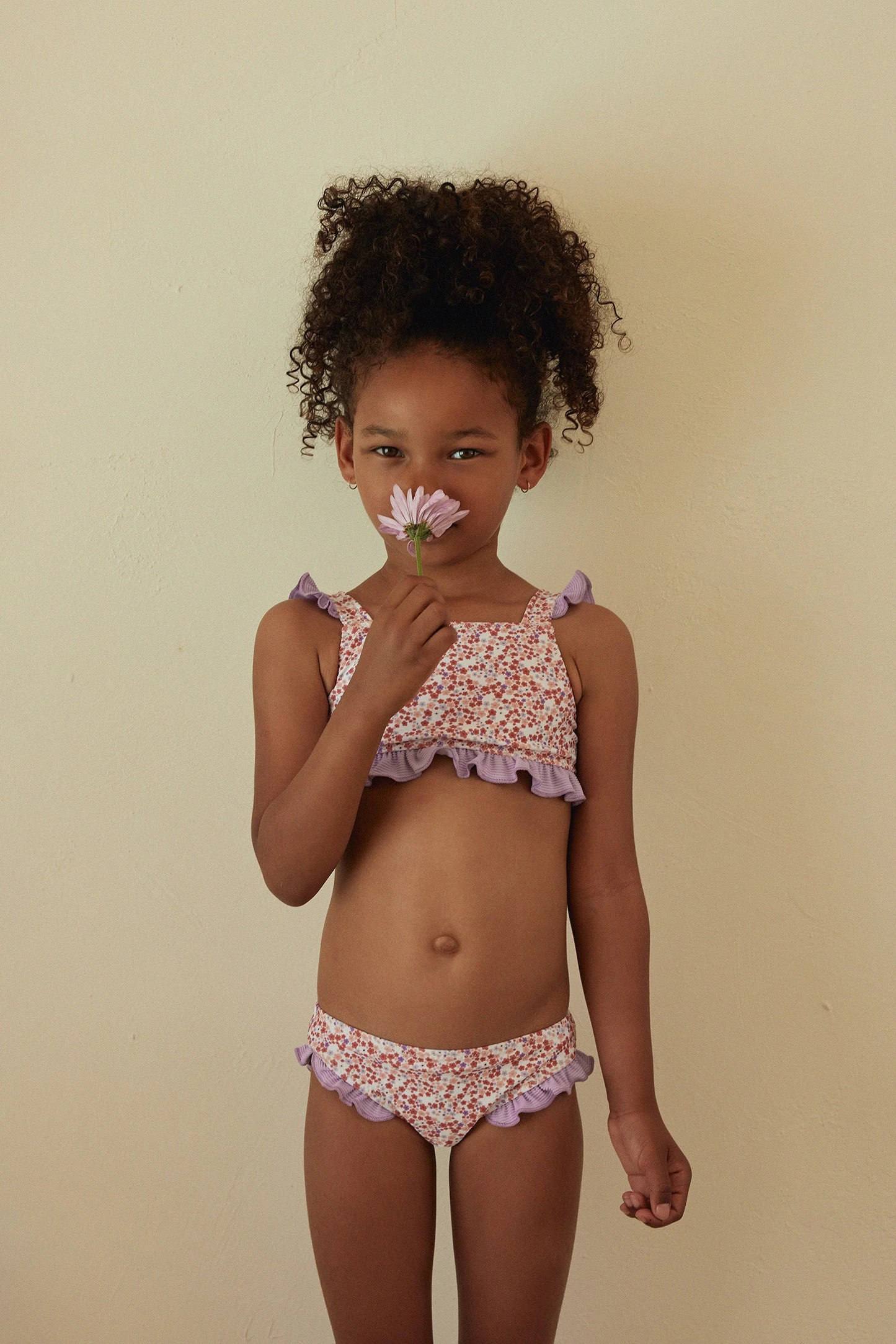 Ruffle Brief Bottom (mini Floral/purple)(Ruffle Brief Bottom Mini Floral Purple) 2 Ruffle Brief Bottom (mini Floral/purple)(Ruffle Brief Bottom Mini Floral Purple) - Image 2