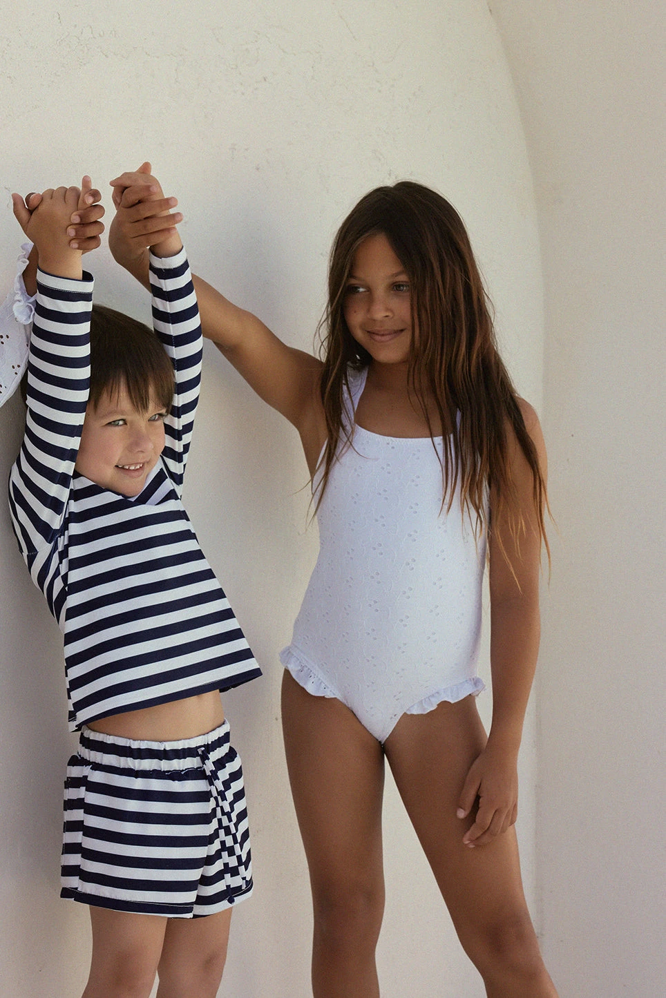 Ruffle One Piece (white Eyelet)(Ruffle One Piece White Eyelet) 2 Ruffle One Piece (white Eyelet)(Ruffle One Piece White Eyelet) - Image 2