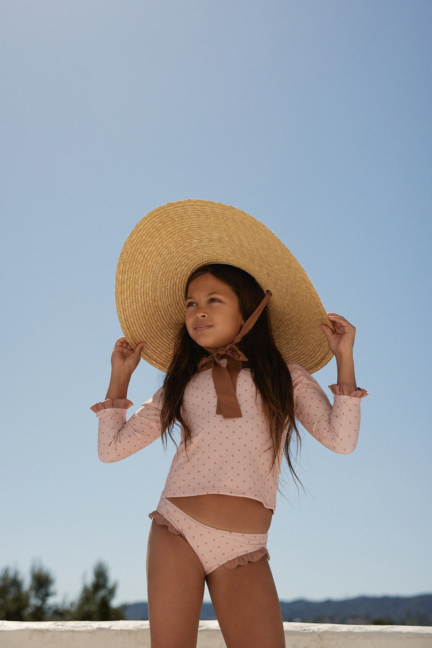 Ruffle Brief Bottom (blush Camel Polka Dot/camel)(Ruffle Brief Bottom Blush Camel Polka Dot Camel) 2 Ruffle Brief Bottom (blush Camel Polka Dot/camel)(Ruffle Brief Bottom Blush Camel Polka Dot Camel) - Image 2