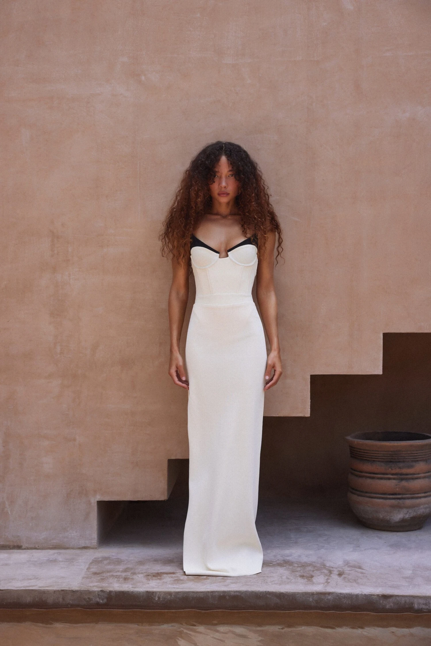 Maxi Skirt (Cream)(Maxi Skirt Cream) 2 Maxi Skirt (Cream)(Maxi Skirt Cream) - Image 2