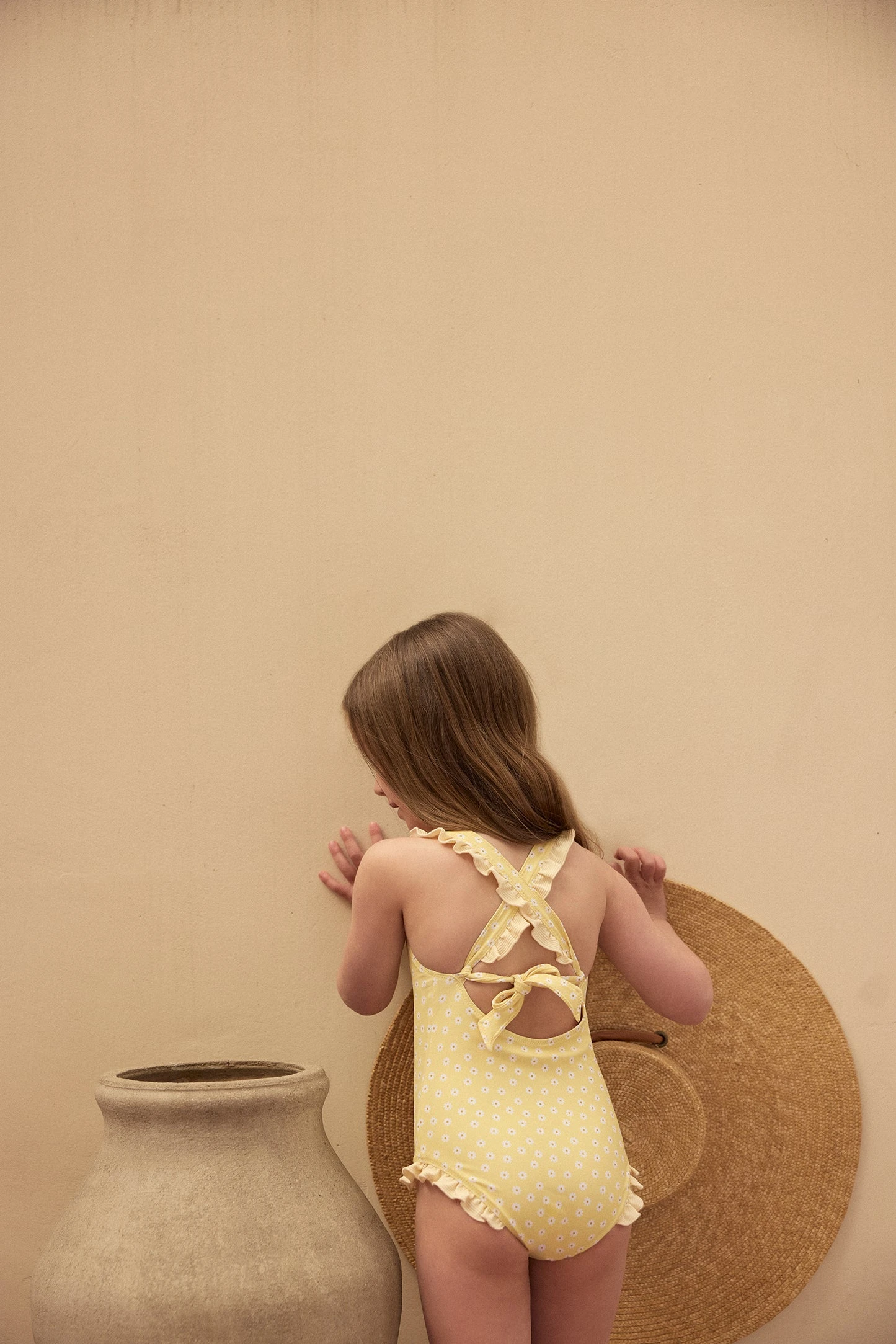 Ruffle One Piece (yellow Daisy)(Ruffle One Piece Yellow Daisy) 2 Ruffle One Piece (yellow Daisy)(Ruffle One Piece Yellow Daisy) - Image 2