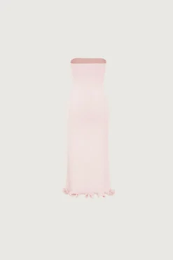 Ruffle Hem Strapless Dress (Pale Pink)(Ruffle Hem Strapless Dress Pale Pink) 9 Ruffle Hem Strapless Dress (Pale Pink)(Ruffle Hem Strapless Dress Pale Pink) -Same Los Angeles Strapless PalePink2