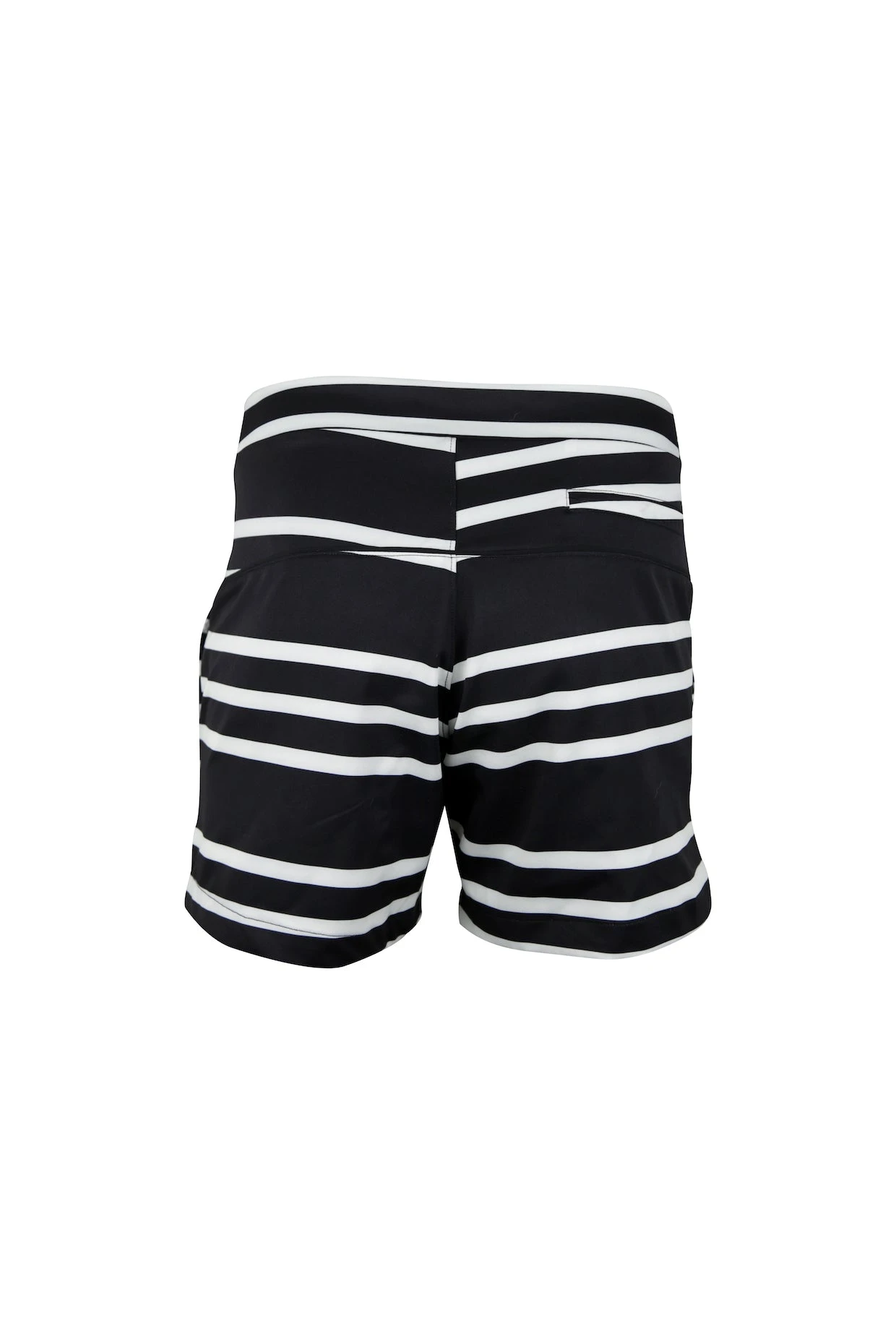 5" Swim Trunks (Black Cream Stripe)(5 Swim Trunks Black Cream Stripe) 2 5" Swim Trunks (Black Cream Stripe)(5 Swim Trunks Black Cream Stripe) - Image 2